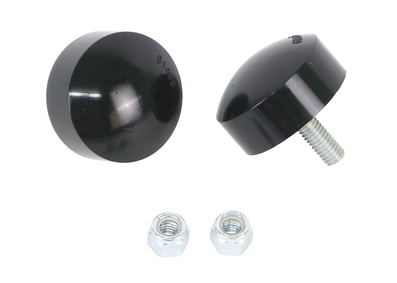 Whiteline Universal Bump Stop Disk (Pair) - H:1in Dia: 2in Suspension Arms & Components Whiteline