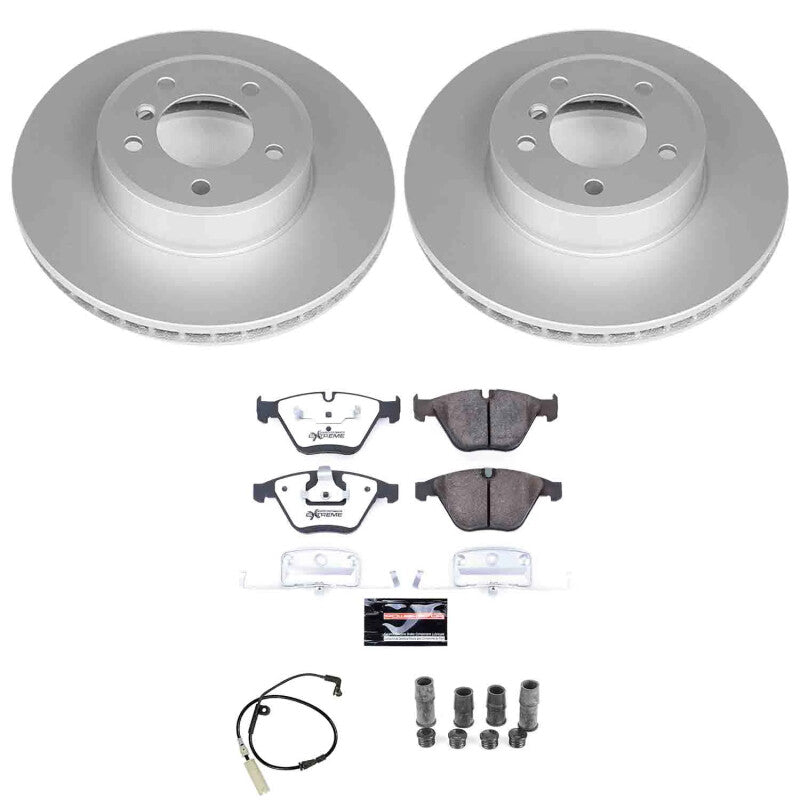 Power Stop 04-06 BMW 525i Front Z26 Coated Brake Kit Brake Kits - Performance D&S PowerStop