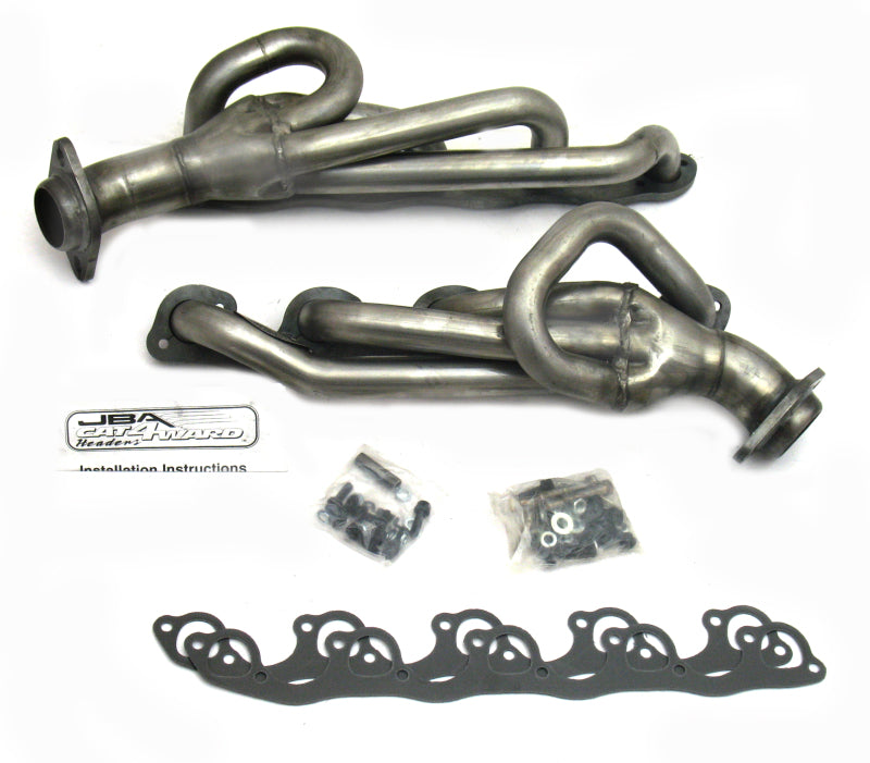 JBA 96-02 Dodge Ram 8.0L V10 1-1/2in Primary Raw 409SS 1950S Cat4Ward Header Headers & Manifolds JBA