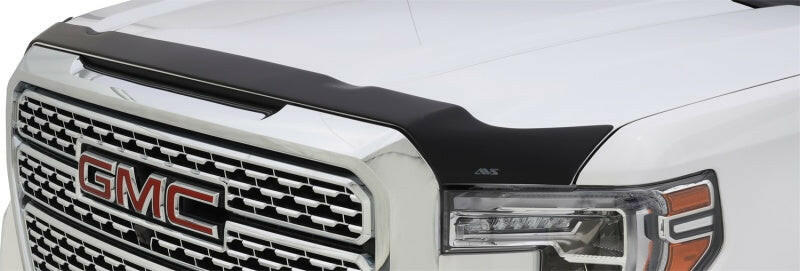 AVS 20-22 GMC Sierra 2500/3500 HD Aeroskin Low Profile Hood Shield - Matte Black Hood Deflectors AVS