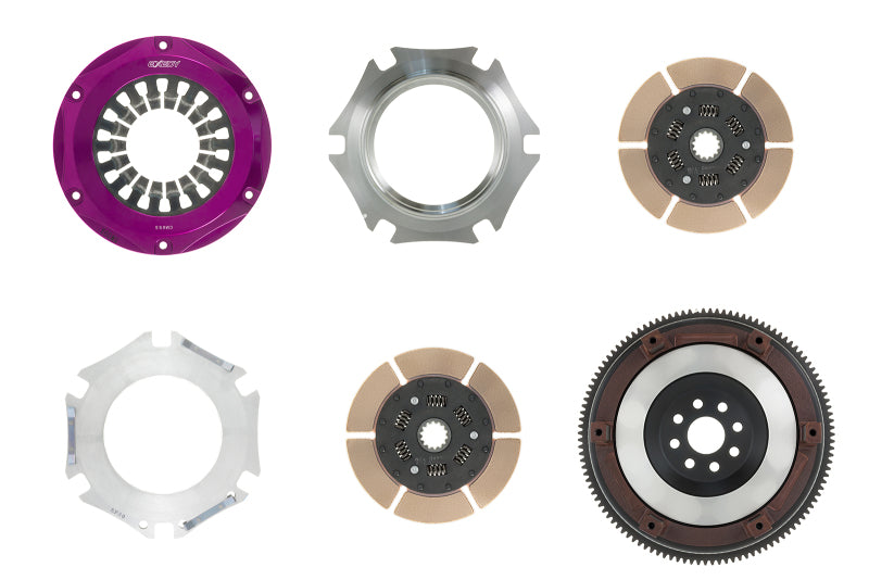 Exedy 1993-1998 Toyota Supra Twin Turbo L6 Hyper Twin Cerametallic Clutch Sprung Center Disc Clutch Kits - Multi Exedy