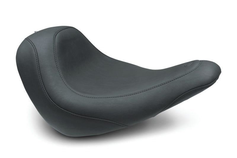 Mustang 18-21 Harley Low Rider & Sport Glide Wide Tripper Solo Seat - Black Solo Motorcycle Seats Mustang Motorcycle