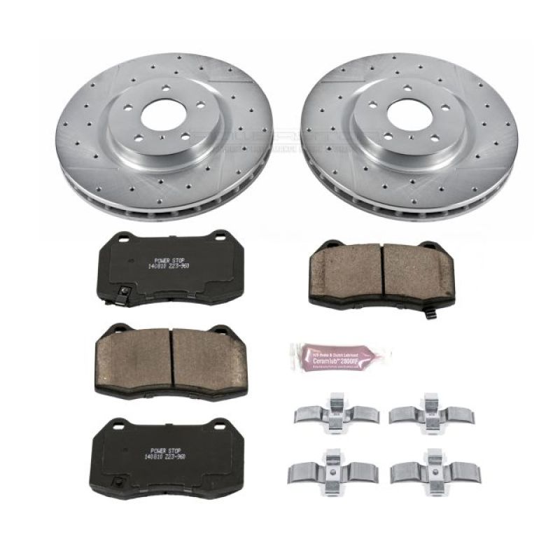 Power Stop 03-04 Infiniti G35 Front Z23 Evolution Sport Brake Kit Brake Kits - Performance D&S PowerStop