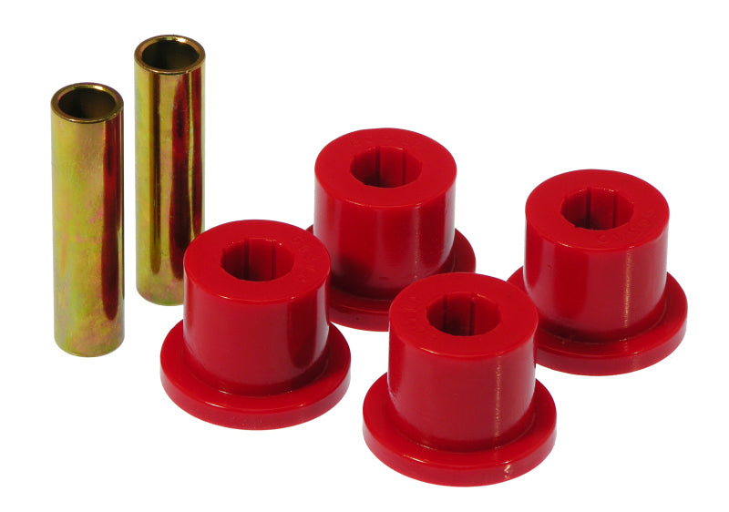 Prothane 73-87 GM Rear 1.5in OD Frame Shackle Bushings - Red Bushing Kits Prothane