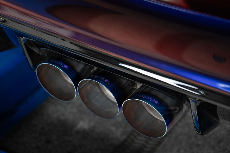 MBRP 23-24 Honda Civic Type R 2.0L T304 SS 3in Cat-Back Exhaust Triple Center Outlet w/ Burnt Tips Catback MBRP