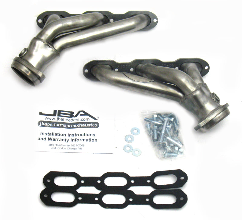 JBA 05-10 Chrysler 3.5L V6 1-5/8in Primary Ti Ctd Cat4Ward Header Headers & Manifolds JBA