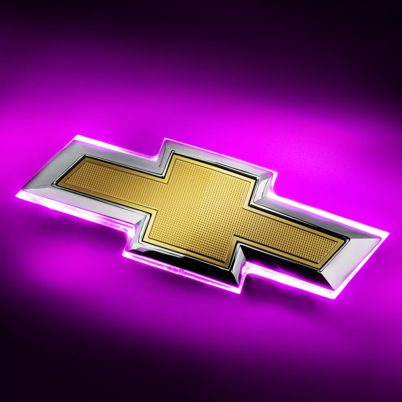 Oracle 16-19 Chevrolet Camaro Illuminated Bowtie - Dual Intensity - Pink Light Accessories and Wiring ORACLE Lighting