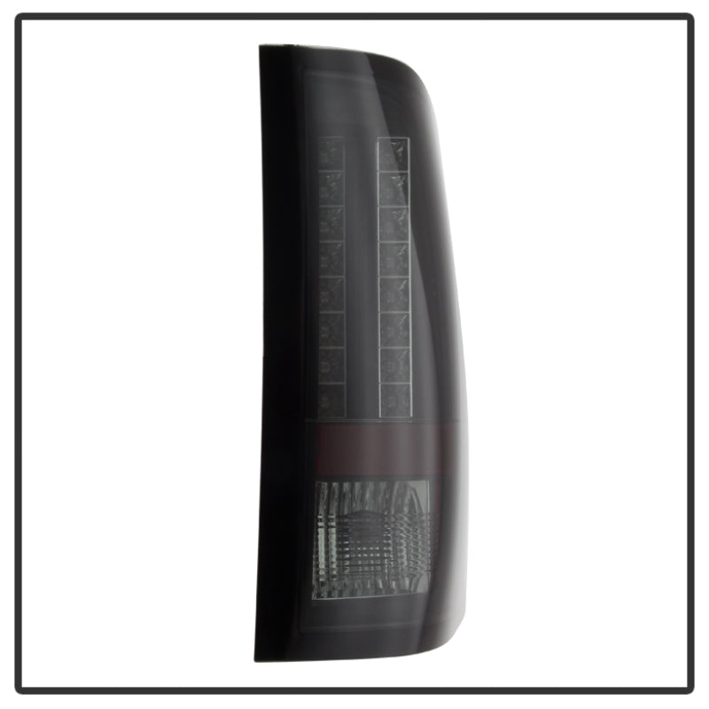 Spyder Chevy Silverado 07-13 LED Tail Lights Blk Smke ALT-YD-CS07-LED-BSM Tail Lights SPYDER