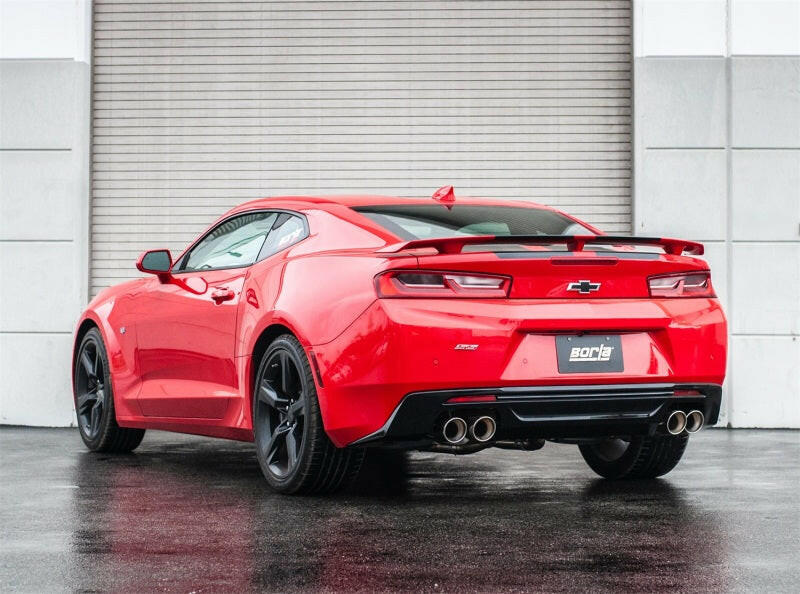 Borla Chevy 16-17 Camaro 6.2L ATAK Catback w/ Dual Tips (NPP) Dual Split Rear Exit Catback Borla