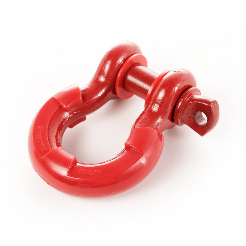 Rugged Ridge 3/4in Red D-Ring Isolator Kit Shackle Kits Rugged Ridge