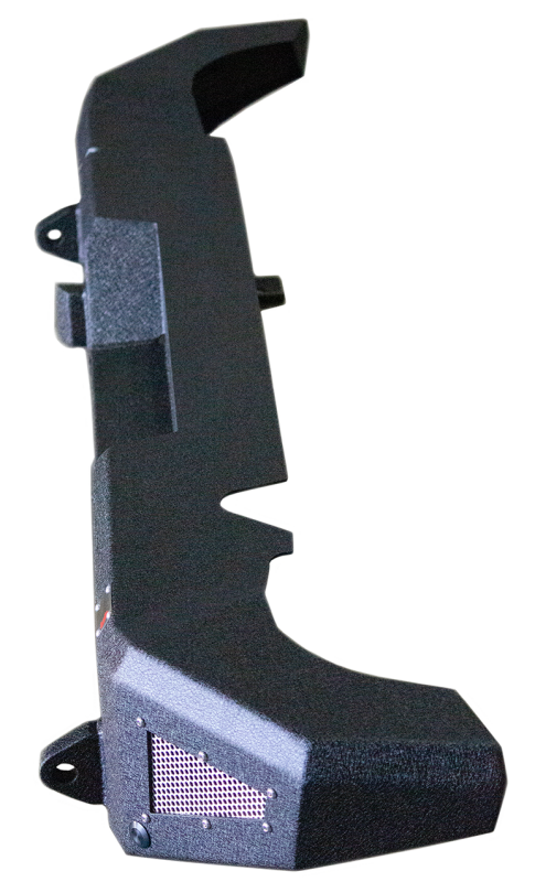 Fishbone Offroad 2021+ Ford Bronco Rear Bumper - Black Bumpers - Steel Fishbone Offroad