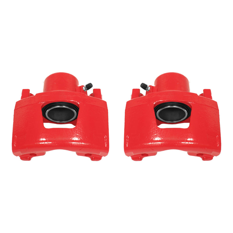 Power Stop 92-93 Buick LeSabre Front Red Calipers w/o Brackets - Pair Brake Calipers - Perf PowerStop