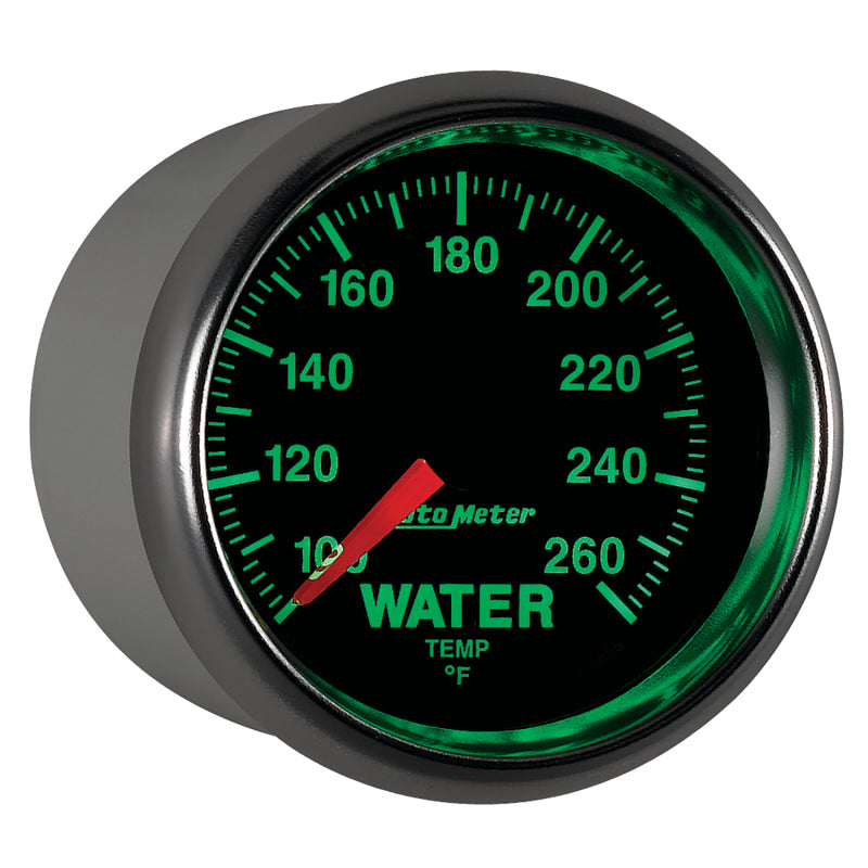 Autometer GS 100-260 degree Electronic Water Temperature Gauge Gauges AutoMeter
