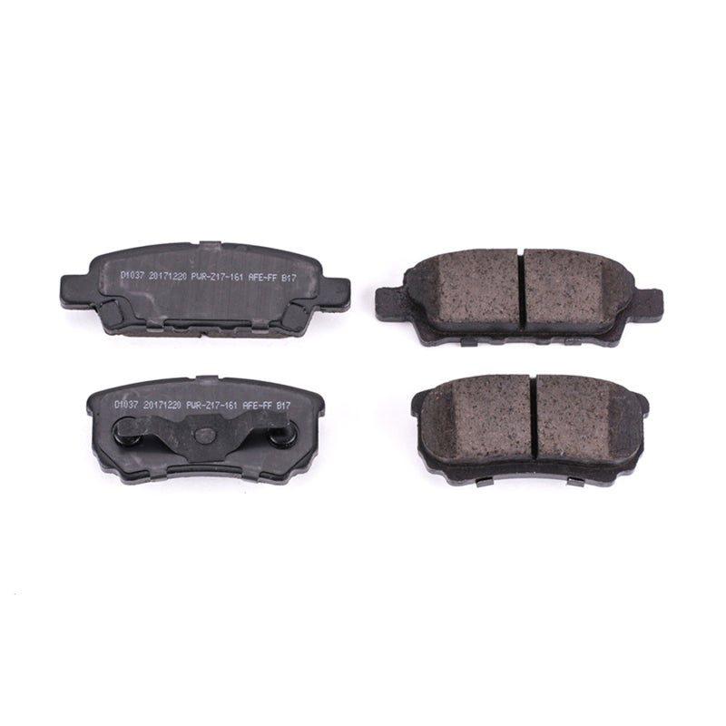 Power Stop 11-14 Chrysler 200 Rear Z16 Evolution Ceramic Brake Pads Brake Pads - OE PowerStop