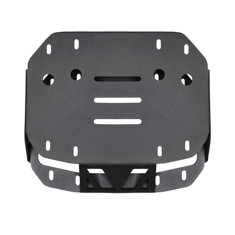 Westin 18-19 Jeep Wrangler JL WJ2 Spare Tire Relocator - Textured Black Bumpers - Steel Westin