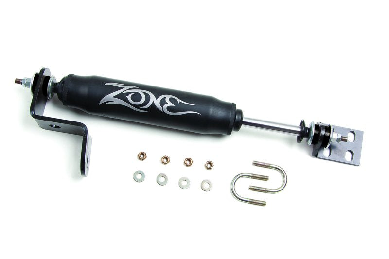 Zone Offroad Steering Stabilizer - Black Steering Stabilizer Zone Offroad