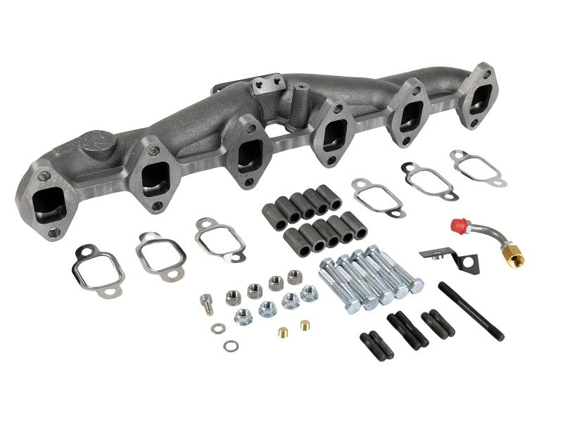 aFe Power BladeRunner Ported Ductile Iron Exhaust Manifold 94-98 Dodge Diesel Trucks L6-5.9L (td) Headers & Manifolds aFe