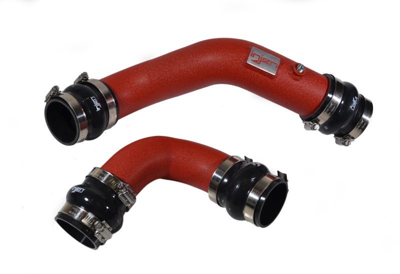 Injen 17-19 Honda Civic Type-R Aluminum Intercooler Piping Kit - Wrinkle Red Intercooler Pipe Kits Injen