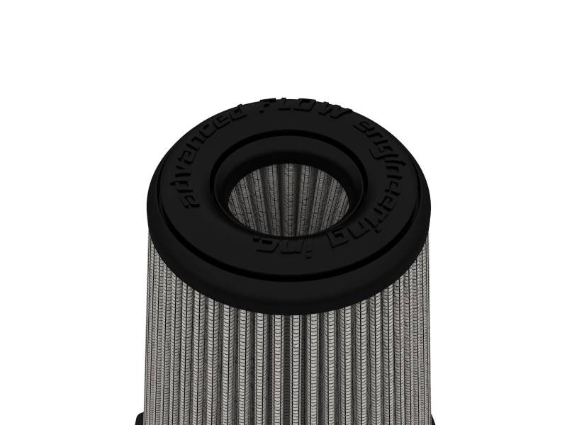 aFe MagnumFLOW Pro DRY S Air Filter 3-1/2in F x 5in B x 3-1/2in T x 6in H (Pair) Air Filters - Universal Fit aFe