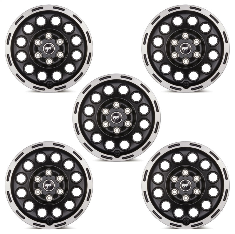 Ford Racing 21-23 Bronco 17x8.0 Wheel Kit - Machined Face Wheels - Cast Ford Racing