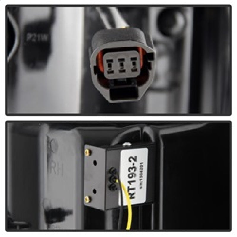 Spyder Land Rover Discovery 3 LR3 05-09 Light Bar LED Tail Lights Black ALT-YD-LRD05-LED-BK Tail Lights SPYDER