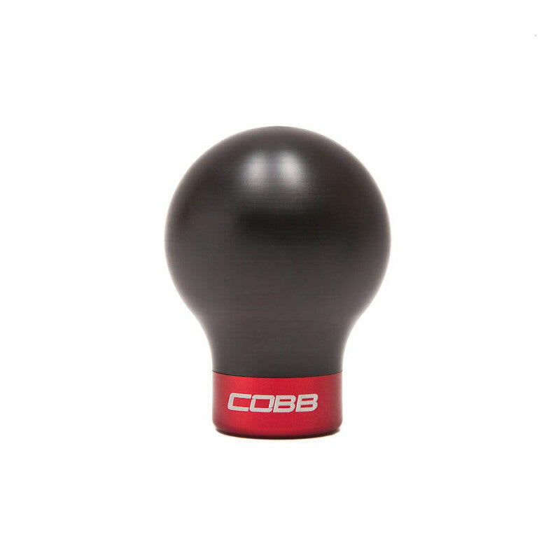 Cobb Subaru 6-Speed COBB Shift Knob - Black w/Race Red Collar (Non-Weighted) Shift Knobs COBB