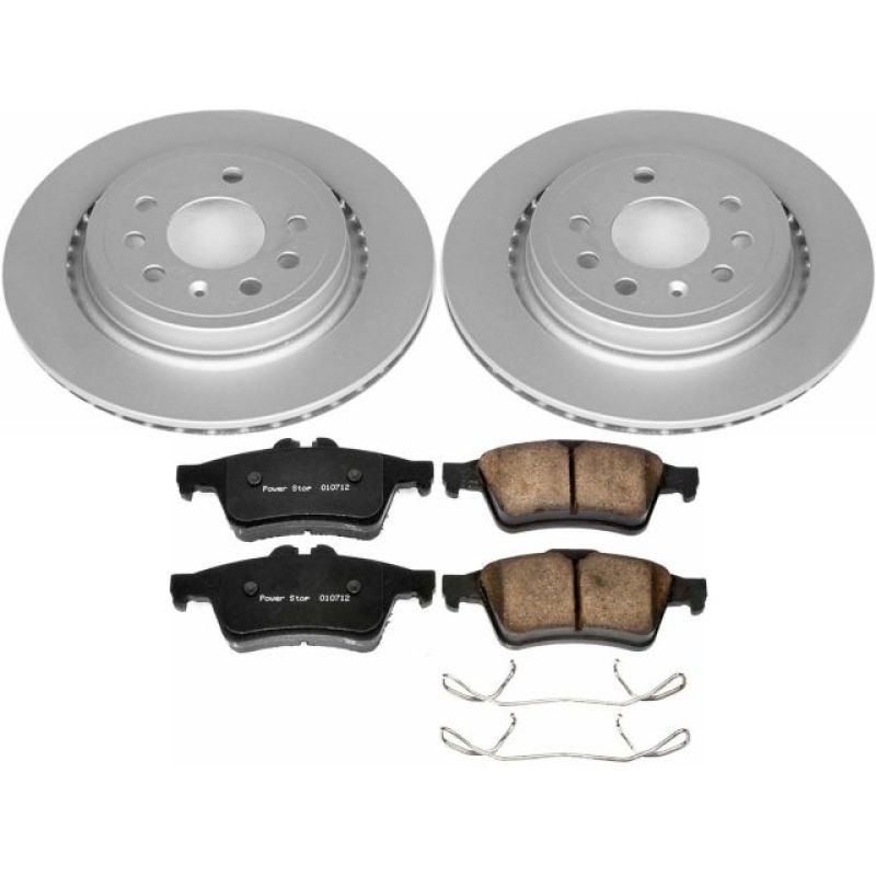 Power Stop 03-11 Saab 9-3 Rear Z23 Evolution Sport Coated Brake Kit Brake Kits - Performance D&S PowerStop