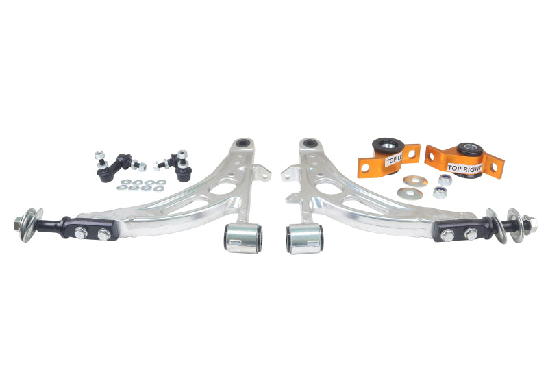 Whiteline 93-07 Subarau Impreza Front Lower Street Performance Alloy Control Arm Kit Control Arms Whiteline