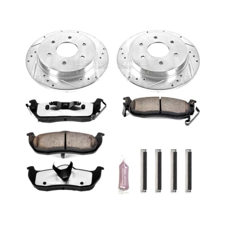 Power Stop 04-10 Infiniti QX56 Rear Z36 Truck & Tow Brake Kit Brake Kits - Performance D&S PowerStop