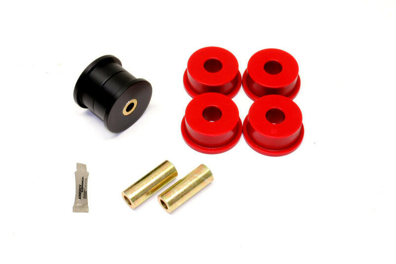 BMR 12-15 5th Gen Camaro Differential Mount Bushing Kit (Poly/Delrin Combo) - Black/Red Differential Bushings BMR Suspension