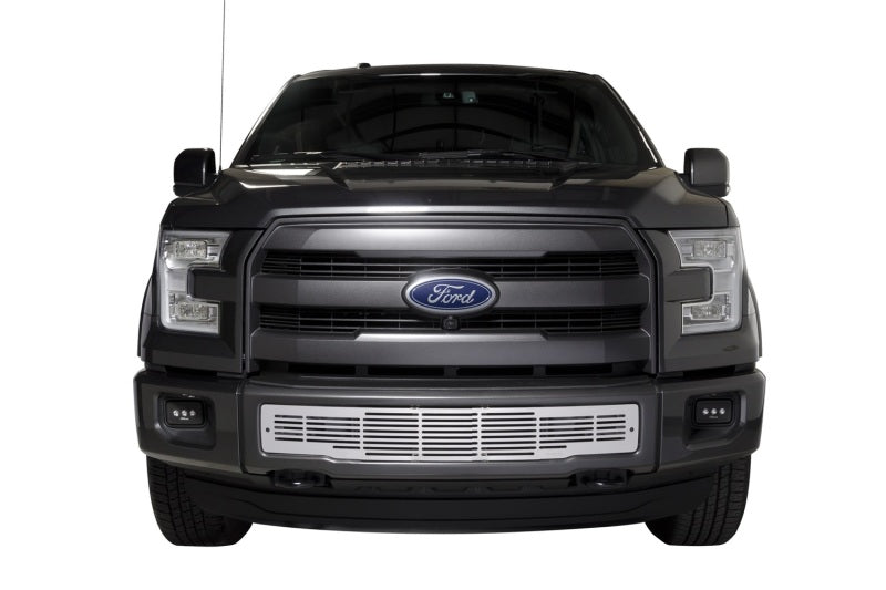 Putco 15-17 Ford F-150 - Stainless Steel Bar Design Bumper Grille Inserts Grilles Putco