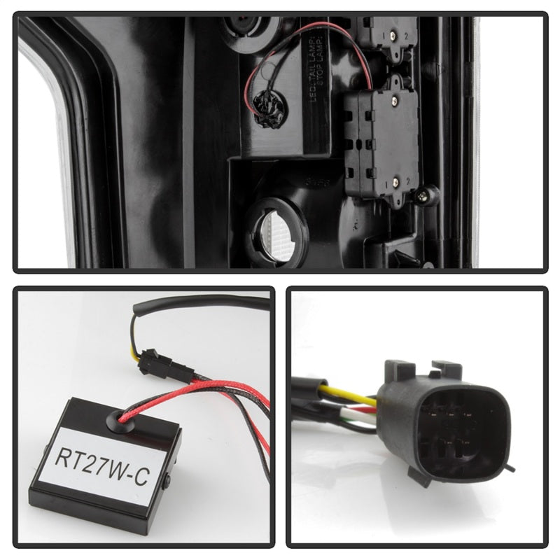 Spyder 18-19 Ford F-150 (W/O Blind Spot Sensor) LED Tail Lights - Chrome (ALT-YD-FF15018-LED-C) Tail Lights SPYDER