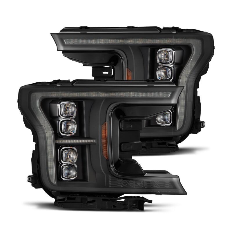 AlphaRex 18-20 Ford F-150 NOVA LED Proj Headlight Blk (14th Gen G2 Style) Headlights AlphaRex