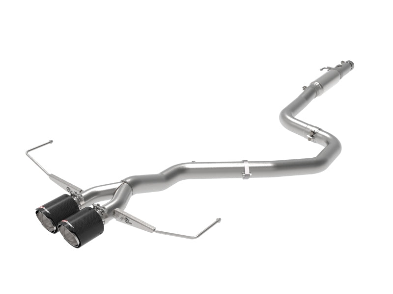 aFe Takeda Exhaust Cat-Back 19-20 Hyundai Veloster 304SS Carbon Fiber Dual Tips Exhaust Catback aFe