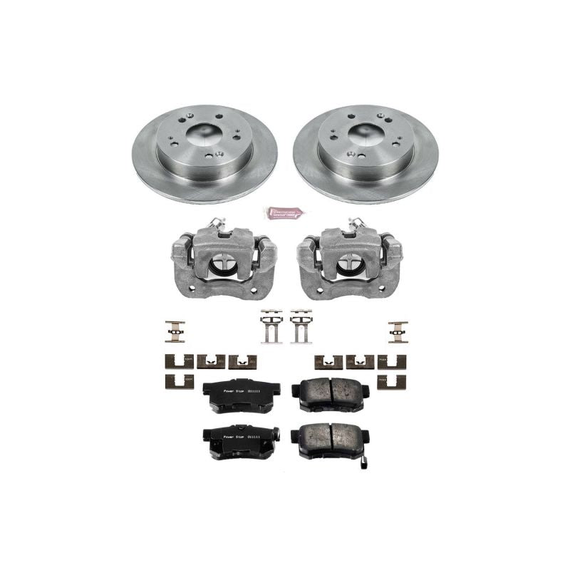 Power Stop 97-01 Honda Prelude Rear Autospecialty Brake Kit w/Calipers Brake Kits - OE PowerStop