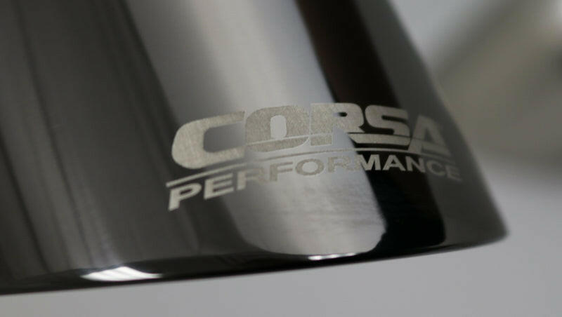 Corsa 2011-2024 Single Universal 2.5in Inlet / 4.5in Outlet Black PVD Pro-Series Tip Kit Tips CORSA Performance