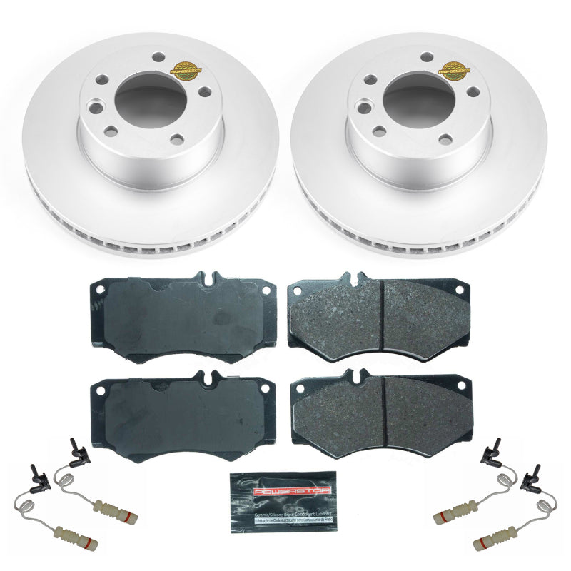 Power Stop 09-18 Mercedes-Benz G550 Front Euro-Stop Brake Kit Brake Kits - OE PowerStop
