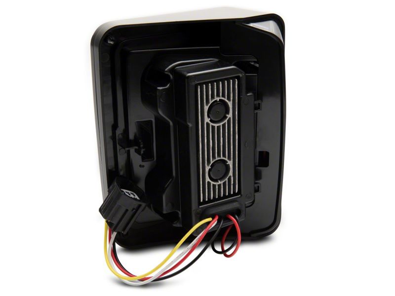 Raxiom 07-18 Jeep Wrangler JK Axial Series Lux LED Tail Lights- Blk Housing (Clear Lens) Tail Lights Raxiom