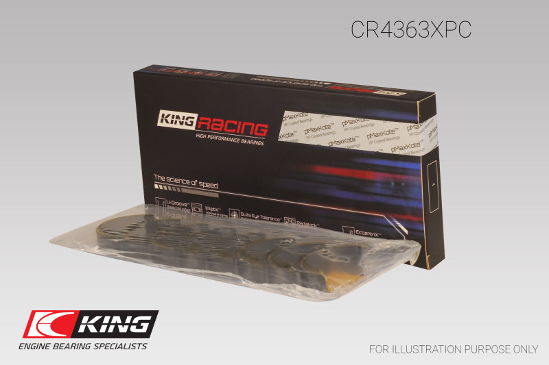 King Engine Bearings GM 134 DOHC Ecotec 2.2L (Size 1.0) Connecting Rod Bearing Set Bearings King Engine Bearings