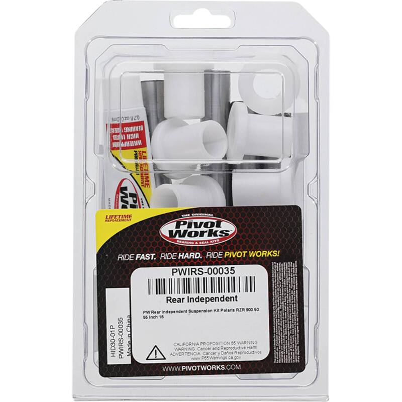 Pivot Works 2015 Polaris RZR 900 50 55 Inch Rear Independent Suspension, 2 Kits Req. Per Veh Control Arms Pivot Works