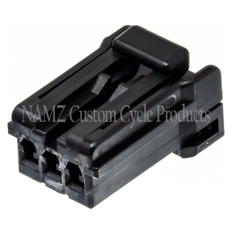 NAMZ AMP Multilock 3-Position Female Wire Plug Housing (HD 73153-96BK) Wiring Connectors NAMZ
