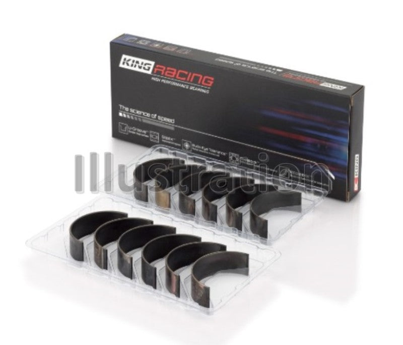 King Engine Bearings 09-15 Nissan GT-R VR38DETT (Size STDX) Tri-Metal Performance Rod Bearing Set Bearings King Engine Bearings