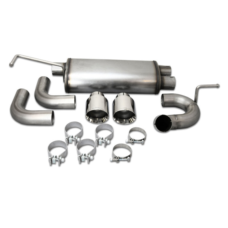 JBA 07-18 Jeep Wrangler JK 3.8L/3.6L 304SS Dual Rear Exit Axle Back Exhaust Axle Back JBA