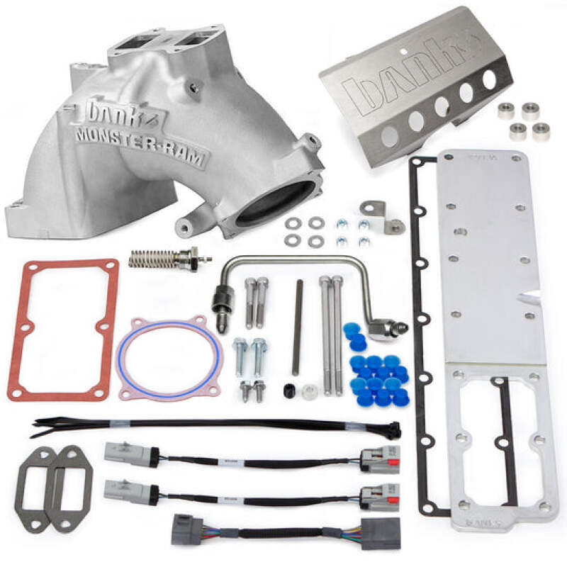 Banks Power 13-18 Ram 6.7L Monster-Ram Intake System Gen-2 w/Fuel Line - Natural w/Heater System Short Ram Air Intakes Banks Power