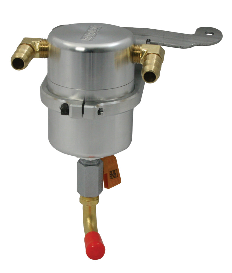 Moroso 11-14 Ford Mustang V6 Air/Oil Separator Catch Can - Billet Aluminum Oil Catch Cans Moroso