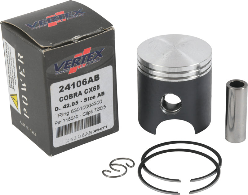 Vertex Pistons 10-11 CX 65 Cast Replica Piston Kit Piston Sets - Powersports Vertex Pistons
