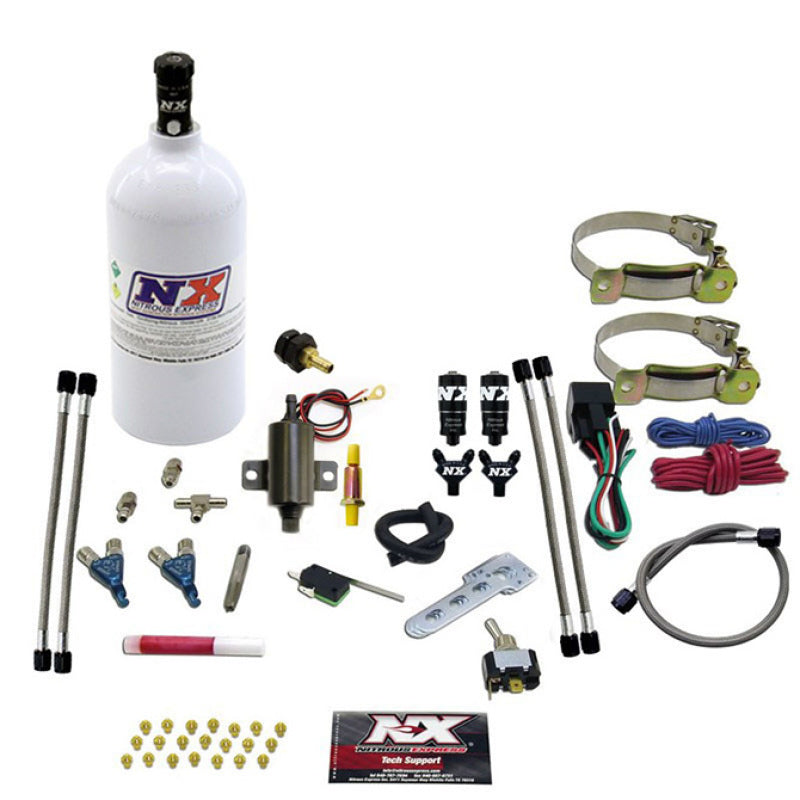 Nitrous Express 2 Cyl Piranha Nitrous Kit w/2.5lb Bottle Nitrous Systems Nitrous Express