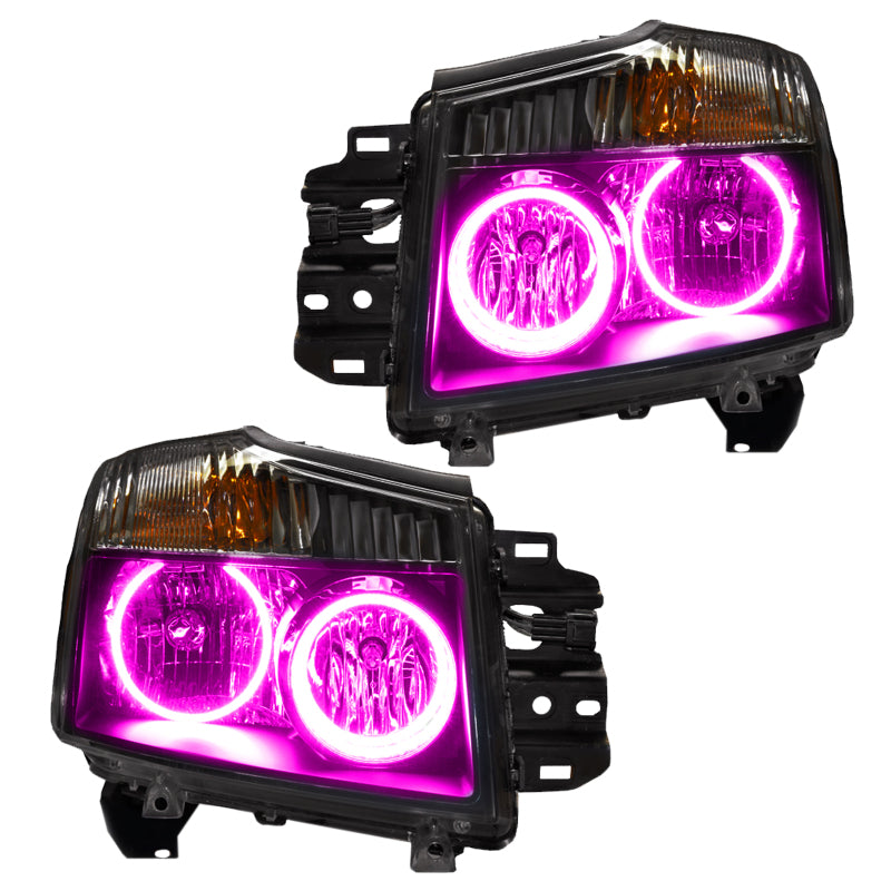 Oracle 08-15 Nissan Titan SMD HL - ColorSHIFT w/ BC1 Controller Headlights ORACLE Lighting