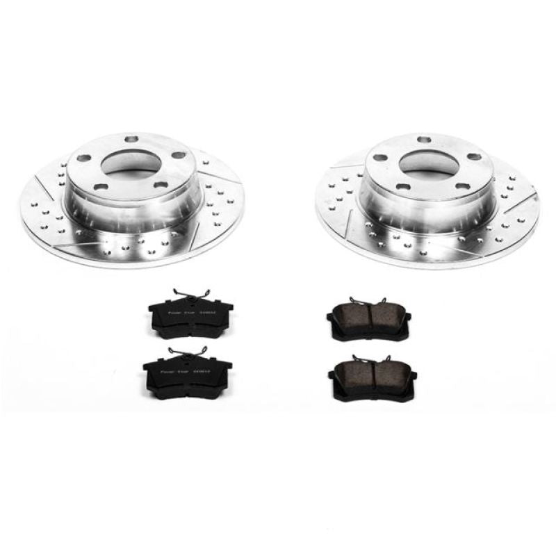 Power Stop 99-04 Audi A6 Quattro Rear Z23 Evolution Sport Brake Kit Brake Kits - Performance D&S PowerStop