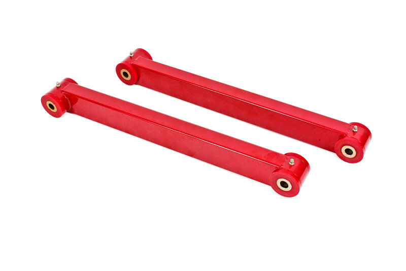 BMR 05-14 S197 Mustang Non-Adj. Boxed Lower Control Arms (Polyurethane) - Red Control Arms BMR Suspension